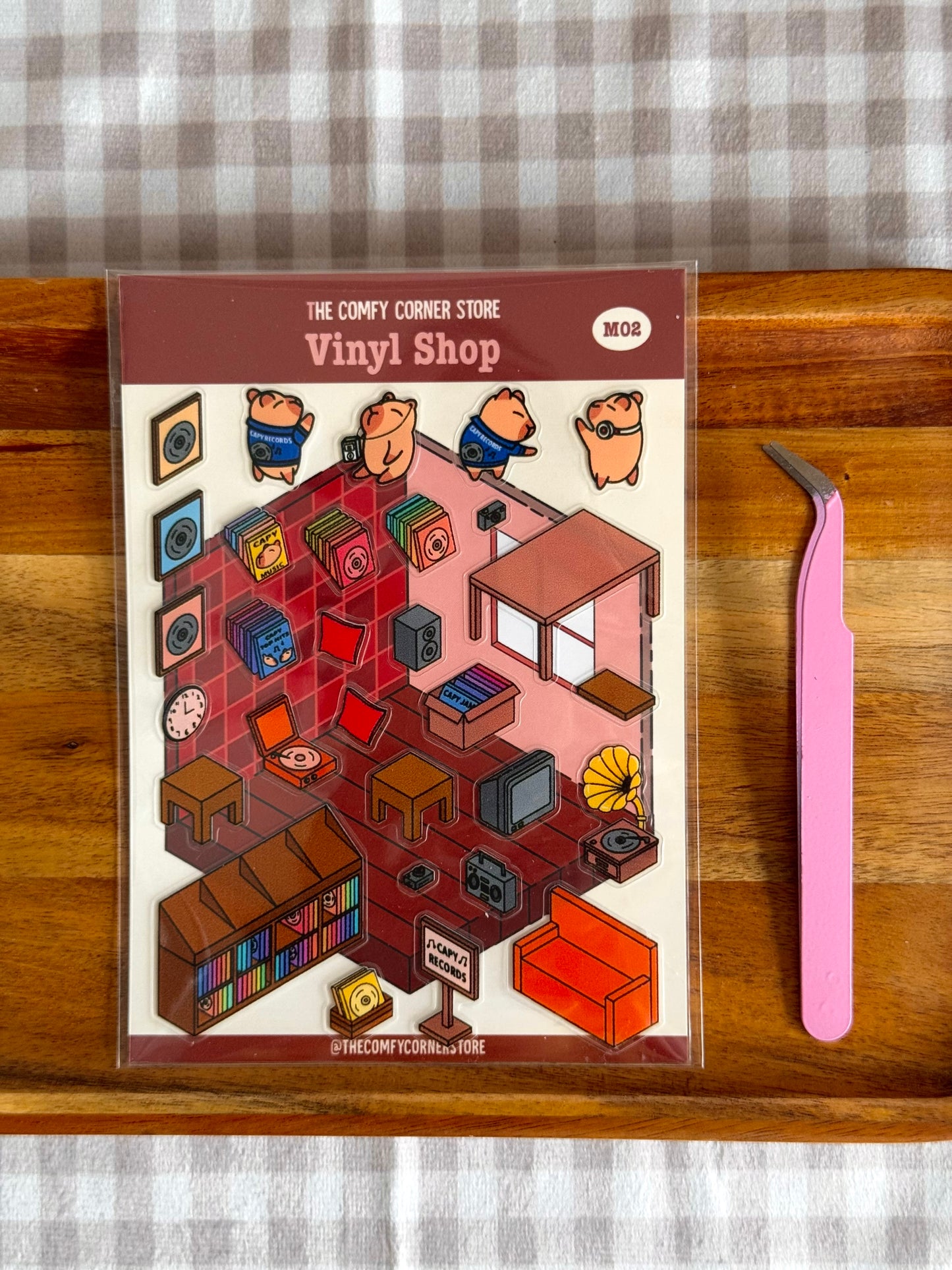 A6 DIY Miniature Scene Sticker Sheet Bundle